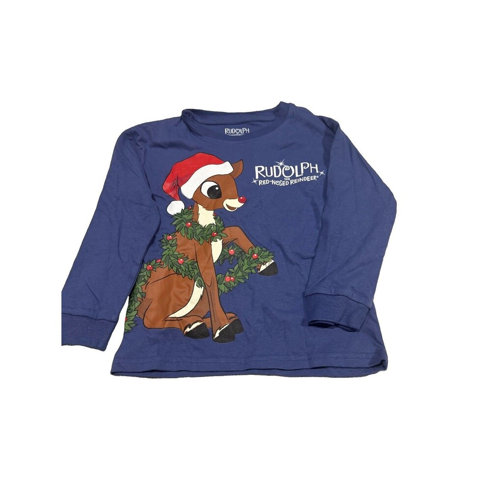 Rudolph The Red Nosed Reindeer  Toddler Christmas Printed Tee size 4T